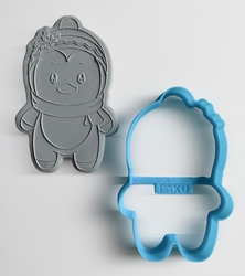 Paku Malzeme - 3D-Plastic cutter Chubby Penguin; 9,80*6,38 cm