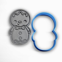 Paku Malzeme - Plastik kesici kalıp GINGERBOY Gingeradam; 9,3 cm
