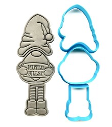 Paku Malzeme - Plastik kesici kalıp GNOME - 3 piece; 18 cm