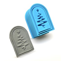 Paku Malzeme - 3D-Plastic mini cutter ELEGANT TREE ARCH; 4 cms