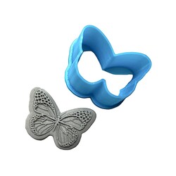 Paku Malzeme - Plastik mini kalıp Mini Butterfly; 3,0*2,1 cm