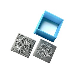 Paku Malzeme - Plastik mini kalıp Mini Square Cutter; 2,5*2,5 cm