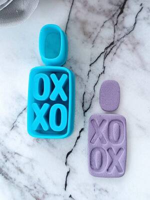 Plastik mini kalıp XOXO