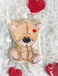 Paku Malzeme - Pop-it acrylic stamp Cute Teddy Bear-3; 10,0*8,0 cm (1)