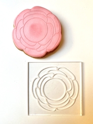 Paku Malzeme - Pop-it acrylic stamp POPPY; 6,0*6,0 cm