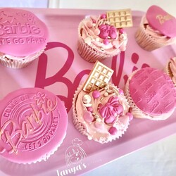 Pop-it stamp kaşe Barbie Lettering; 10,0*10,0 cm - Thumbnail