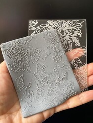 Paku Malzeme - Pop-it stamp kaşe CHRYSANTHEMUM; 10,0*8,0 cm