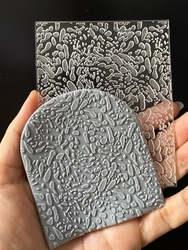 Paku Malzeme - Pop-it stamp kaşe Clay Series-13; 10,0*8,0 cm