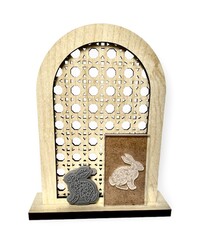Paku Malzeme - Pop-it mini acrylic stamp Easter Bunny; 5,0*3,0 cm