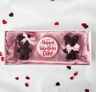 Pop-it stamp kaşe Happy Valentines Day; 8,0*8,0 cm