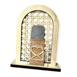 Paku Malzeme - Pop-it stamp kaşe Love envelope; 5,0*4,0 cm