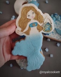 Pop-it stamp kaşe MERMAID-XL; 15,0*10,5 cm - Thumbnail