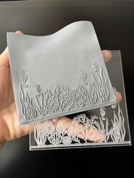 Paku Malzeme - Pop-it acrylic stamp REEF; 10,0*10,0 cm