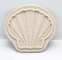 Paku Malzeme - Silicone mold Oyster Sea Shell; 9,0*8,0 cm