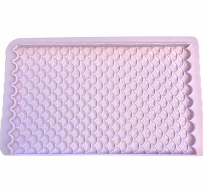 Silicone mold Sequins Fish Scale; 14,0*9,0 cm