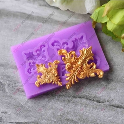 Others - Silicone mold 2-Mini Brooch; 4*4 cm