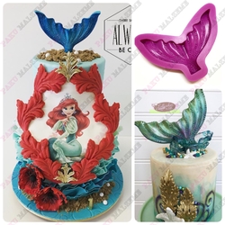 Paku Malzeme - Silicone mold Big Mermaid Tail; 13*9,3 cm