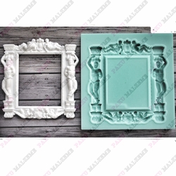 Paku Malzeme - Silicone mold Frame-28; 6,8*6,6 cm