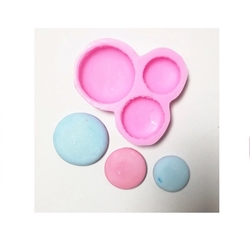 Paku Malzeme - Silicone mold Macaron Shells; 10,2*9,8 cm