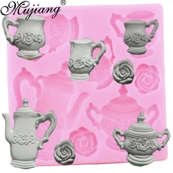 Paku Malzeme - Silicone mold Alice Cups; 8,5*8,5 cm