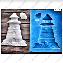 Paku Malzeme - Silicone mold Lighthouse; 6,8*5,4 cm