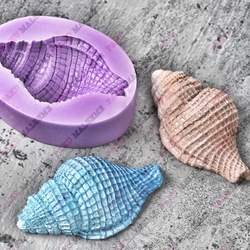 Paku Malzeme - Silicone mold Sea Snail; 6,6*3,5 CM