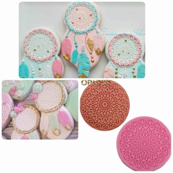 Others - Silicone mold Dreamcatcher Lace-2; 10 cm