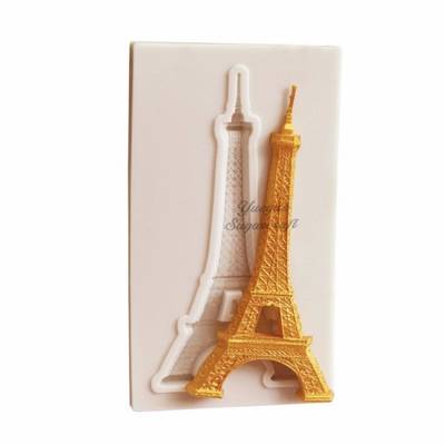Silikon kalıp Eiffel Kulesi; 6,7*3,3 cm