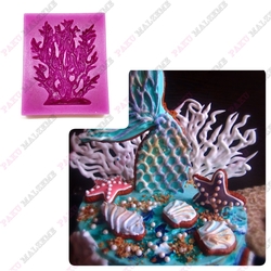 Paku Malzeme - Silicone mold Coral; 6,1*4,7 cm