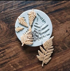 Paku Malzeme - Silikon kalıp Yaprak Multi Fern Leaves; 9,5 cm