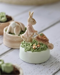 Silikon kalıp Peter Rabbit Tavşan; 7,3*7,3 cm - Thumbnail