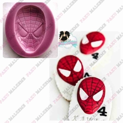 Paku Malzeme - Silikon kalıp Spiderman; 5,6*3,5 cm