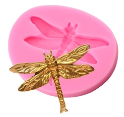 Paku Malzeme - Silicone mold Dragonfly; 5,7*4,5 cm