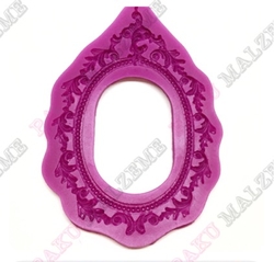 Paku Malzeme - Silicone mold Frame-35; 13,2*9,0 cm