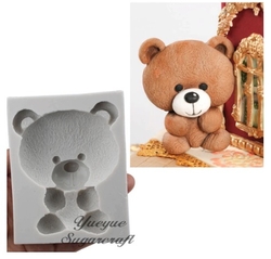 Paku Malzeme - Silicone mold Russian Teddy-1; 8,0*6,5 cm