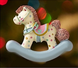 Paku Malzeme - Silicone mold Rocking Horse-3; 9,0*7,5 cm (1)