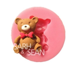 Paku Malzeme - Silicone mold Tiny Teddy Bear;2,3*1,6 cm