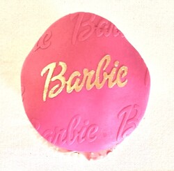 Paku Malzeme - Stencil Barbie Lettering; 15*15 cm (1)