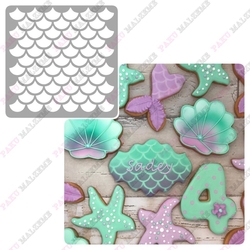 Paku Malzeme - Stencil Balık Pulu Fish Scale