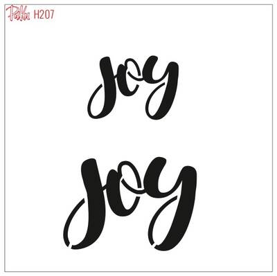 Stencil Joy; 15*15 cm