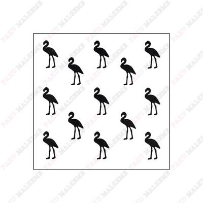Stencil Mini Flamingo; 15*15 cm