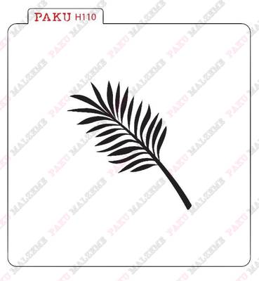 Stencil Palm Leaf; 15*15 cm