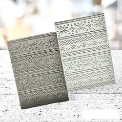 Paku Malzeme - Texture Rubber Sheet SWEATER BACKGROUND-2; 10*7 cm