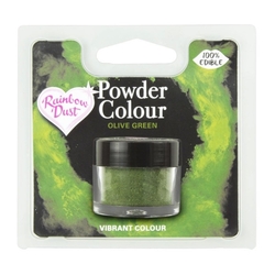 Rainbow Dust - Powder colour OLIVE GREEN (1)