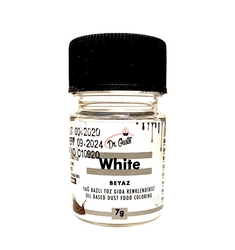 Dr.Gusto - Yağ bazlı toz boya Beyaz; 7 gr