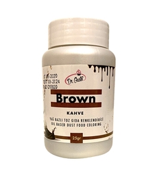 Dr.Gusto - Oil-based powder color Brown; 7 gr