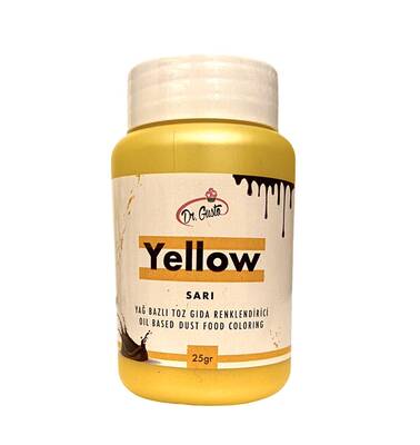 Yağ bazlı toz boya Sarı; 25 gr