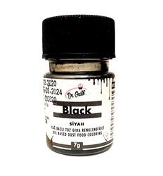 Dr.Gusto - Oil-based powder color Black; 7 gr