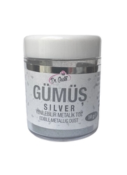 Dr.Gusto - Edible metallic lustre dust SILVER; 10 gr