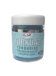 Dr.Gusto - Edible metallic lustre dust TURQUOISE; 10 gr